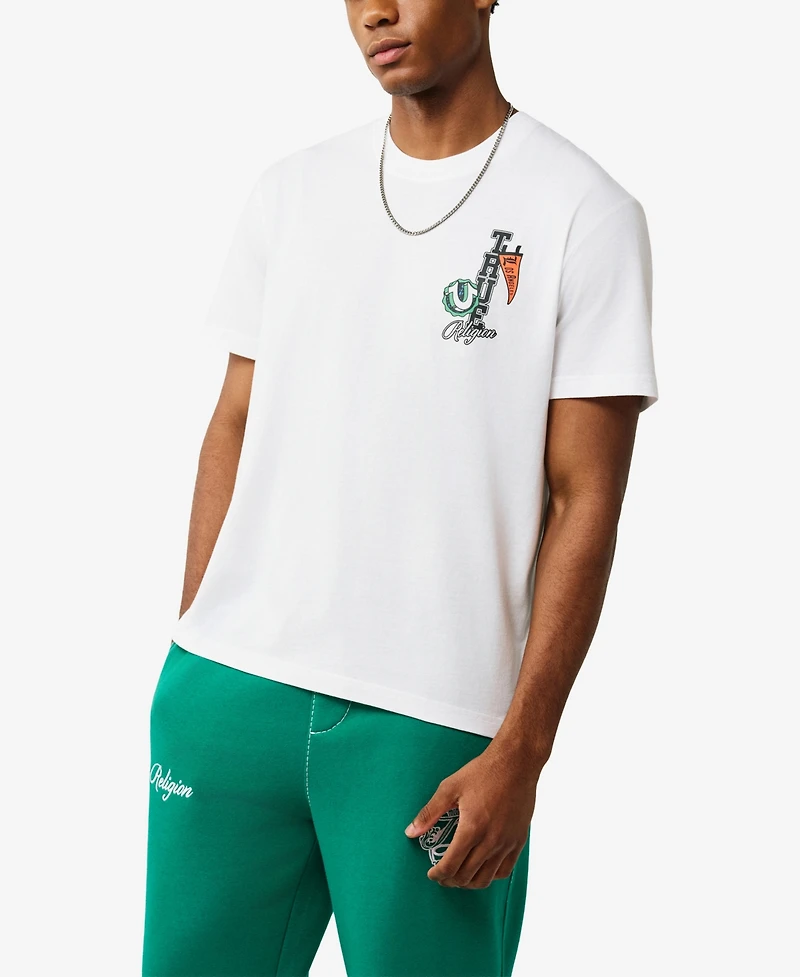 True Religion Men's Pennant Logo T-Shirt