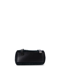 Pre-Owned Mulberry Mini Alexa Satchel Nm Printed Suede and Leather