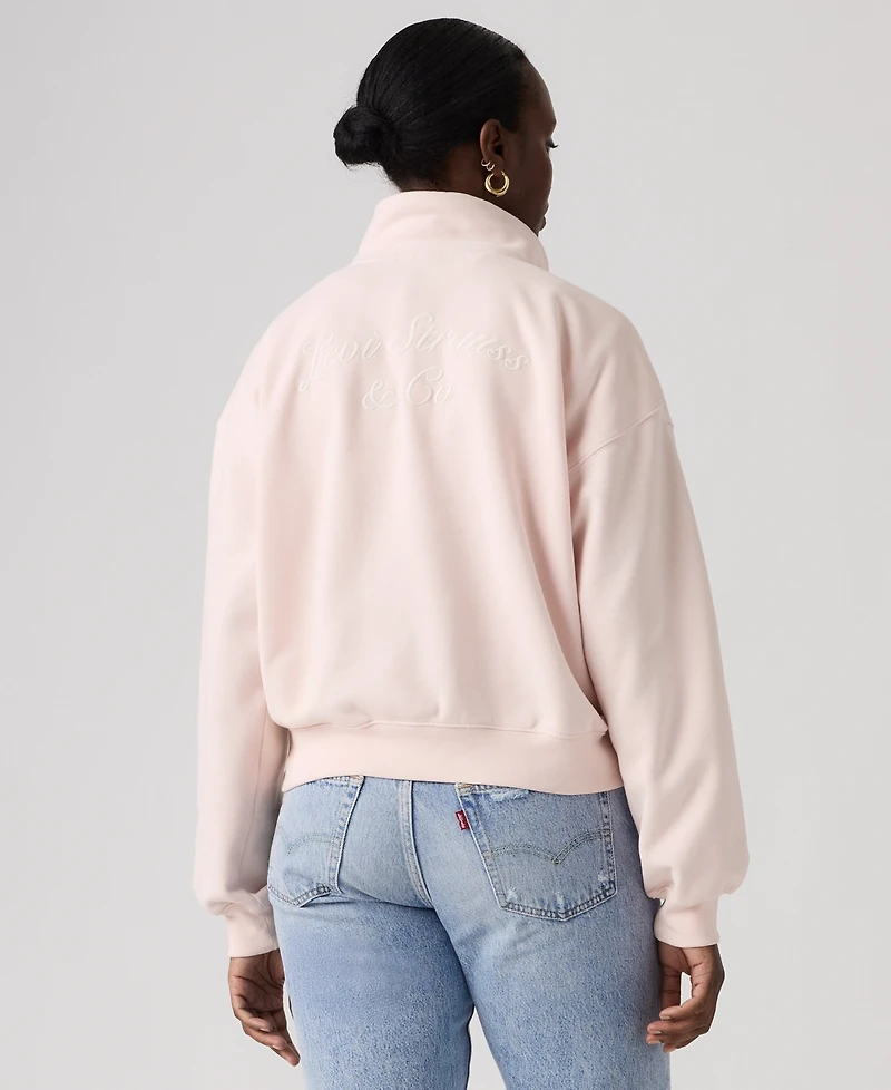 Levi's Juniors' Graphic Boxy 1/4-Zip Sweatshirt