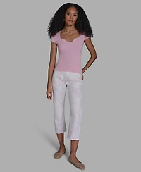 Bcbg Women's Sweetheart Neck Slim Fit Top