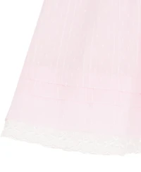 Rare Editions Baby Girls' Scallop Flower Embroidered Sleeveless Dress and Panty, 2-Piece Set