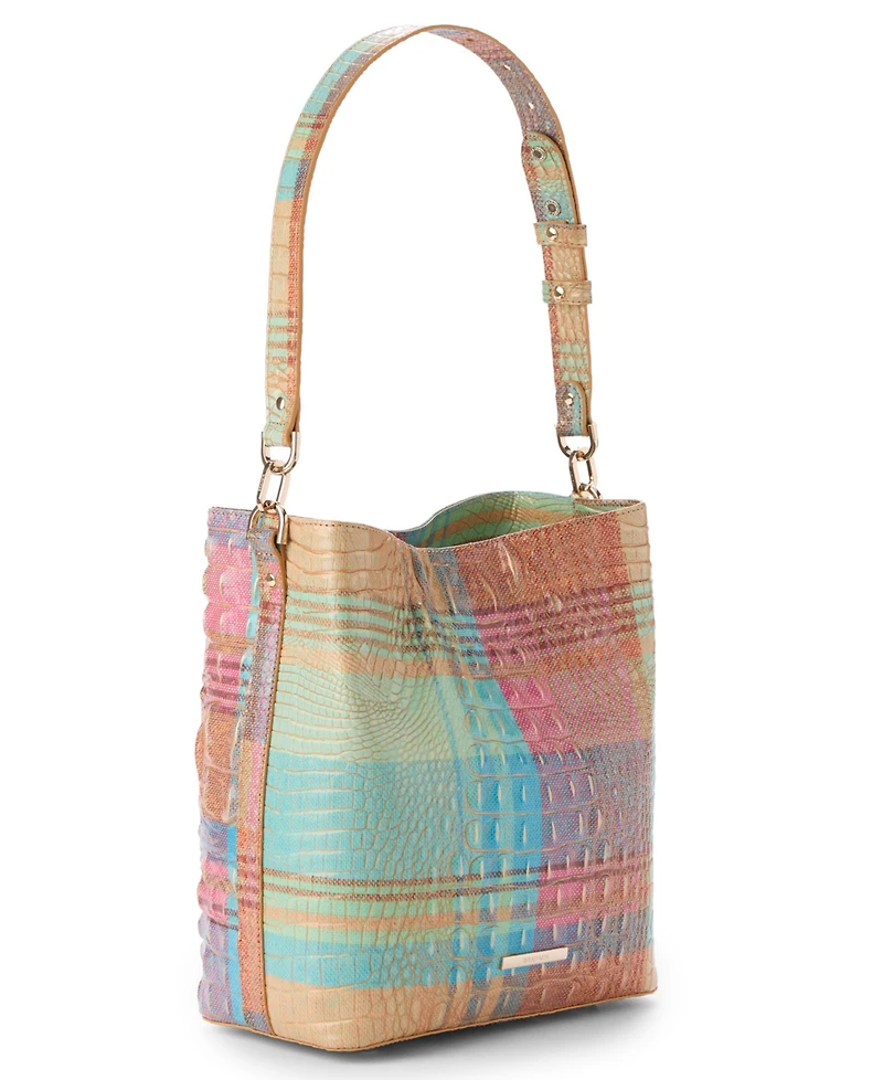 Brahmin Celina Small Leather Bucket Bag