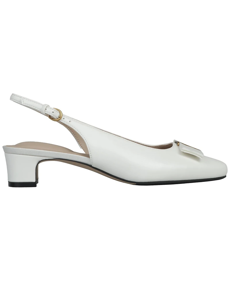 Giani Bernini Women's Battah Slingback Square Toe Pumps, Macy's Exclusive
