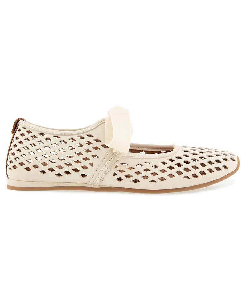 Gentle Souls Women's Annalise Ribbon Tie Ballet Sneakers