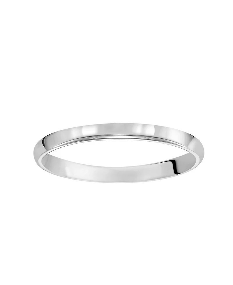 Macy's 2mm Wedding Band Ring 10k White Gold (Also Yellow Gold)