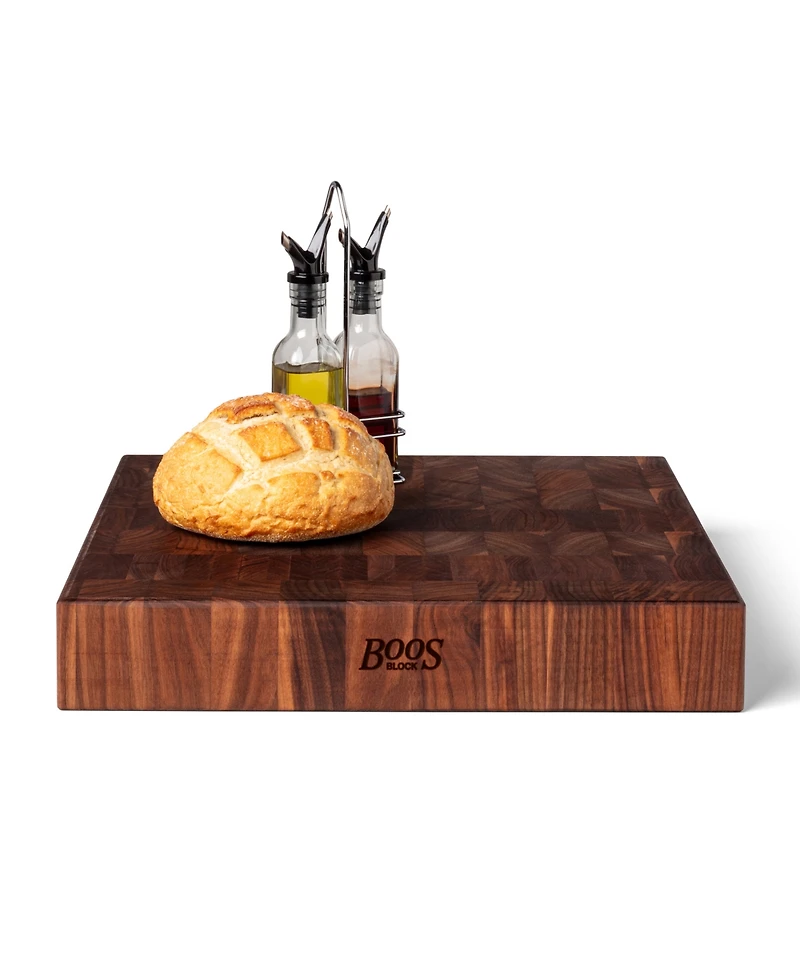 John Boos Ccb Square Wooden Walnut Cutting Board