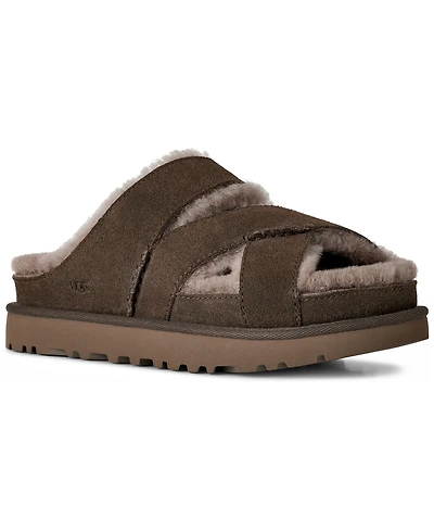 Ugg Women's Greenport Cross Strap Open Toe Slide Sandals