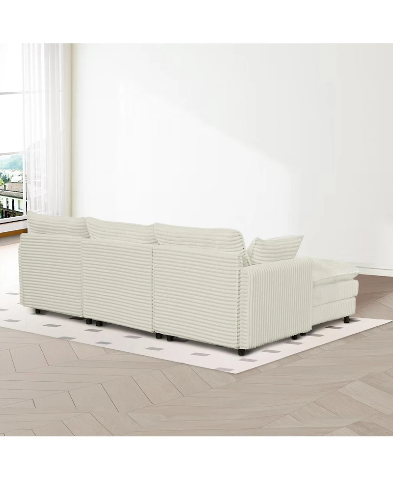 Streamdale Furniture Streamdale Seven-piece sofa set with console