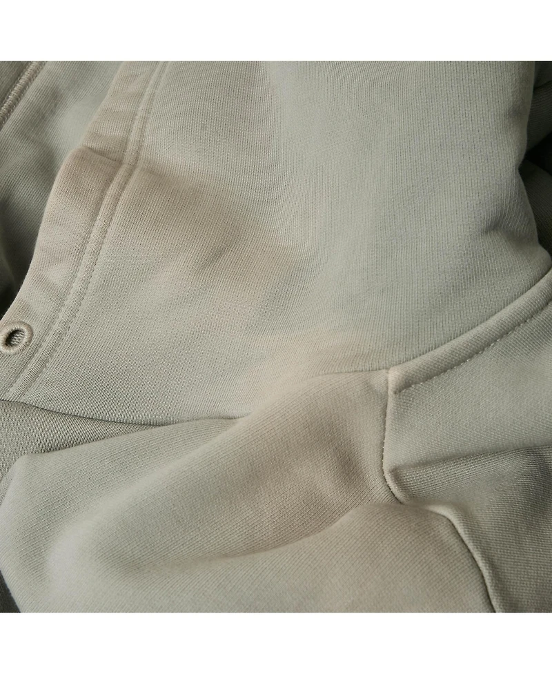 Pre-Owned Balenciaga Men's Grey Logo Embroidered Cotton Hoodie