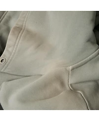 Pre-Owned Balenciaga Men's Grey Logo Embroidered Cotton Hoodie