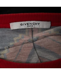 Pre-Owned Givenchy Men's Black Distressed Cotton Crewneck Sweatshirt