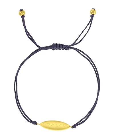 Roxy Waterproof Yellow Surfboard Beads Adjustable Bracelet