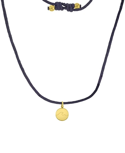Roxy Waterproof Yellow Wave Beads Adjustable Necklace