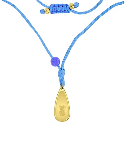 Roxy Waterproof Yellow Pineapple Labradorite Adjustable Necklace