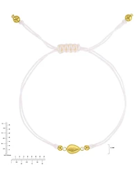 Roxy Waterproof Yellow Teardrop Palm Tree Pattern Charm Adjustable Bracelet