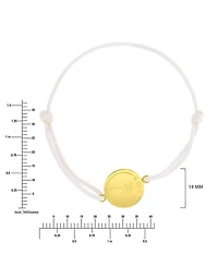 Roxy Waterproof Yellow Rd Heart Palm Tree Pattern Charm Adjustable Bracelet