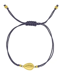 Roxy Waterproof Yellow Pineapple Teardrop Charm Adjustable Bracelet