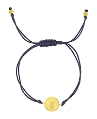 Roxy Waterproof Yellow Pineapple Rd Charm Adjustable Bracelet