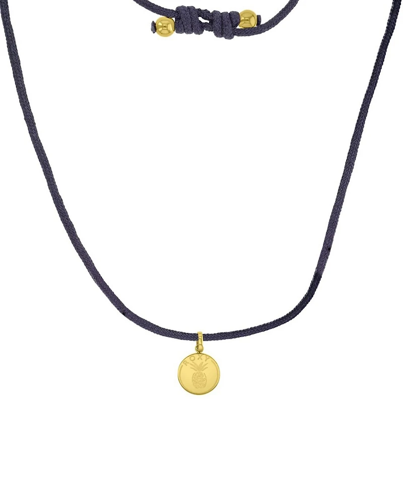 Roxy Waterproof Yellow Beads Adjustable Necklace