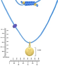 Roxy Waterproof Yellow Pineapple Labradorite Adjustable Necklace