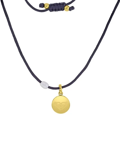 Roxy Waterproof Yellow Beads Pearl Adjustable Necklace