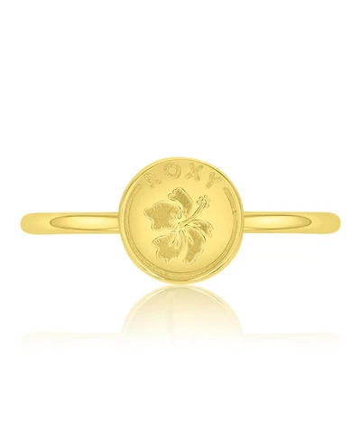Roxy Waterproof Yellow Hibiscus Ring