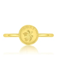 Roxy Waterproof Yellow Hibiscus Ring