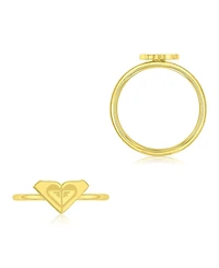 Roxy Waterproof Yellow Triangular Heart Ring