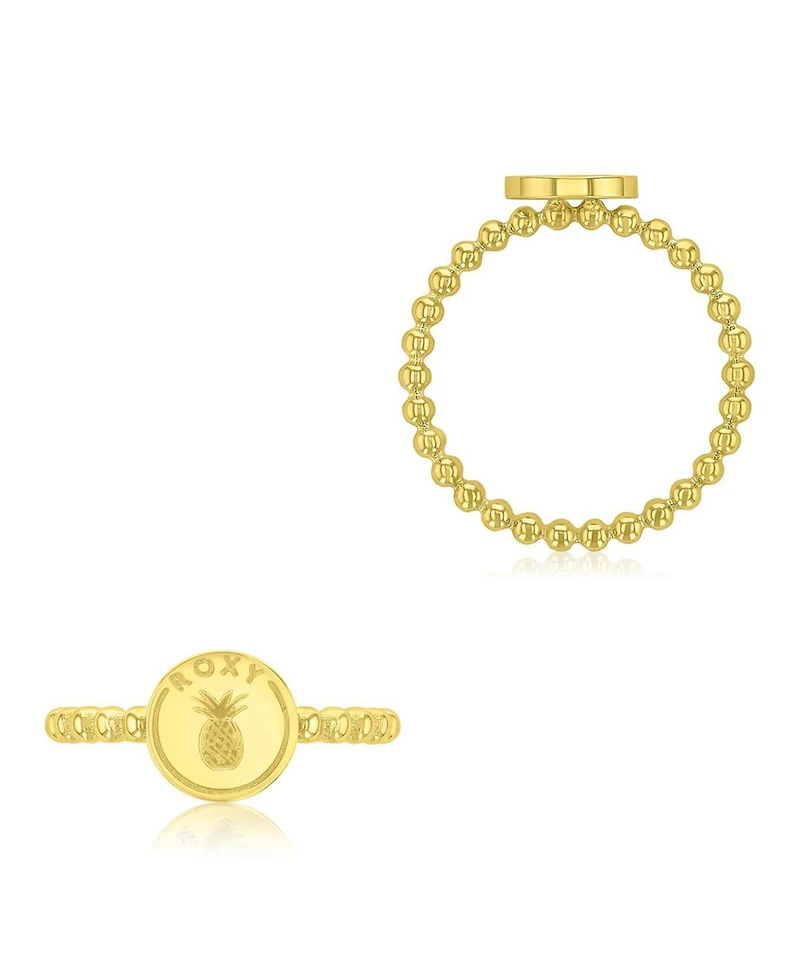 Roxy Waterproof Yellow Pineapple Beads Ring