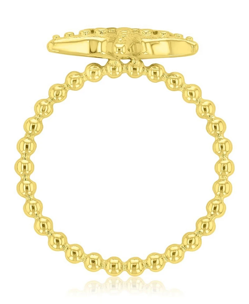 Roxy Waterproof Yellow Star Fish Beads Ring
