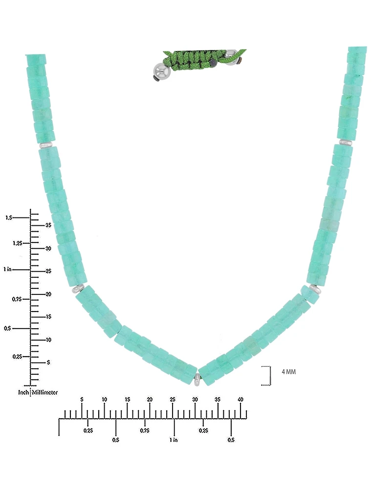 Roxy Waterproof Yellow Beads Green Aventurine Adjustable Necklace