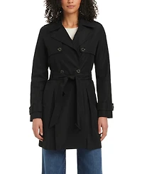 Kate Spade New York Women's Short Double-Breasted Trench Coat