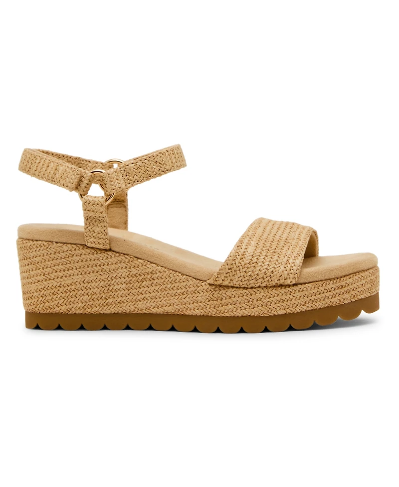 Anne Klein Women's Natasia Round Toe Wedge Sandals