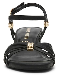 Anne Klein Women's Mikayla Square Toe Sandals