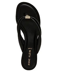 Anne Klein Women's Bari Slip-On Wedge Sandals