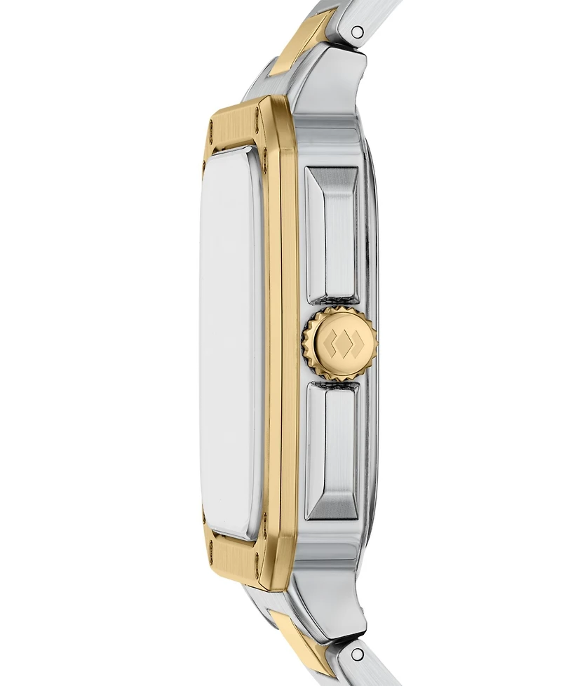 Fossil Men's Crosby Three-Hand Date Two-Tone Stainless Steel Watch, 42mm