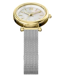 Fossil Women's Carlie Three-Hand Stainless Steel Watch, 28mm