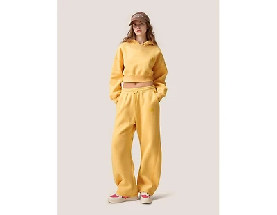 Aelfric Eden Women's Cloud Essential Fleece Cropped Pullover Hoodie Set