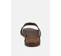 Eudora Womens Embellished Slip-on flats