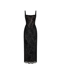 Milla Women's Sequinned Lace Maxi Dress