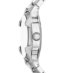 Diesel Men's Vert Quartz Three-Hand Date Silver Stainless Steel Watch, 45mm
