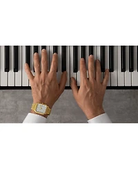 Bulova Men's Special Edition Tony Bennett Classic We are All Here Gold-Tone Bracelet Watch 32mm