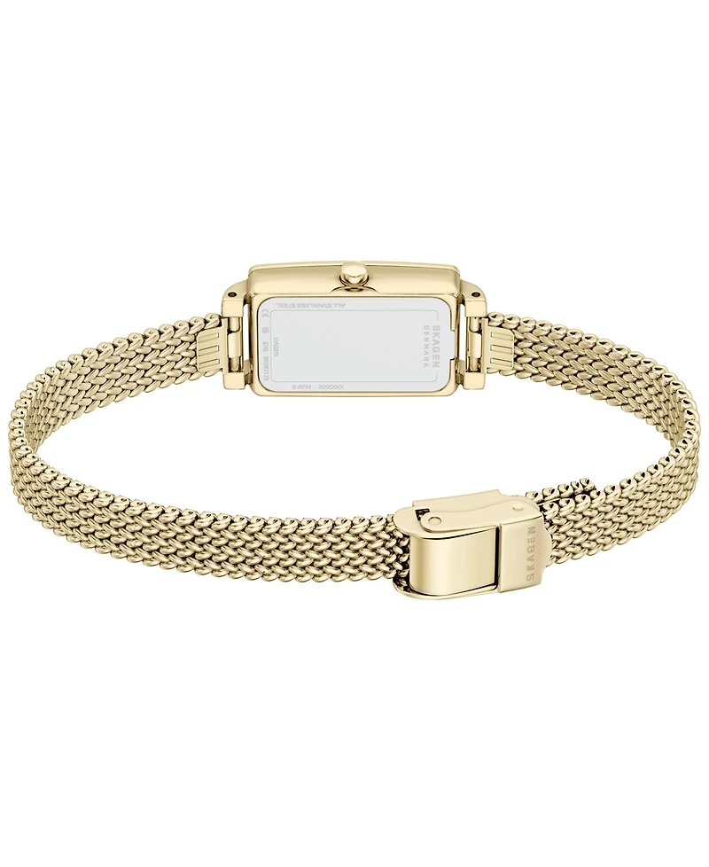 Skagen Women's Hagen Micro Quartz Two-Hand Gold Stainless Steel Watch, 31mm