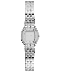 Skagen Women's Mellem Micro Quartz Two-Hand Silver Stainless Steel Less Than Watch, 22mm
