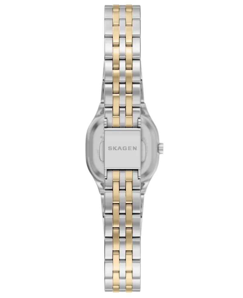 Skagen Women's Mellem Micro Quartz Two-Hand Two-Tone Stainless Steel Less Than Watch, 22mm