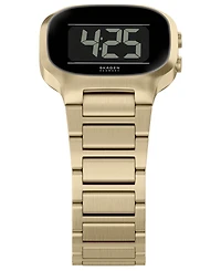Skagen Men's Mellem Digital Lcd Gold Stainless Steel Watch, 38mm
