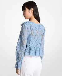 Michael Kors Women's Lace V-Neck Top