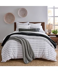 Oake Haven Striped Shadow 3-Pc. Comforter Set, Full/Queen, Macy's Exclusive