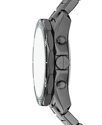 Armani Exchange Men's Quartz Chronograph Gunmetal Stainless Steel Watch, 44mm