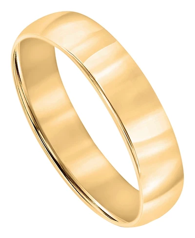 Macy's 5mm Low Dome Wedding Band Ring 10k White Gold (Also Yellow Gold)